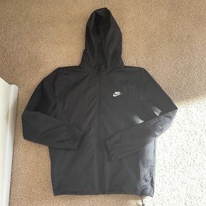 Mens Nike rain jacket (L; black)